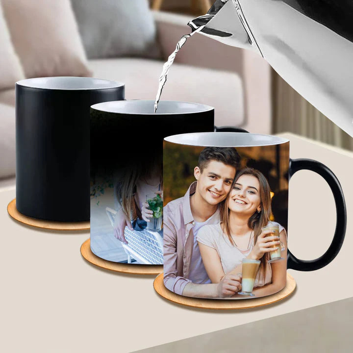 Personalized Magic Mug – Custom Heat-Sensitive Color Changing Mug with Photo Print