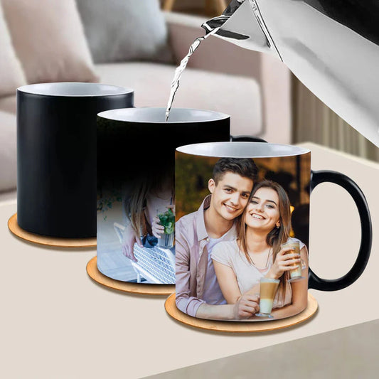 Personalized Magic Mug – Custom Heat-Sensitive Color Changing Mug with Photo Print