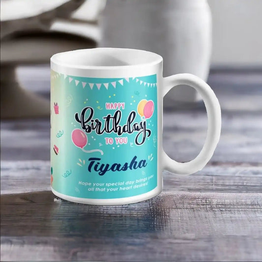 Customized|Personalized Photo on Coffee Mug|Cup for Gift - White Ceramic Mugs Name Gifts for Birthday 350 ml