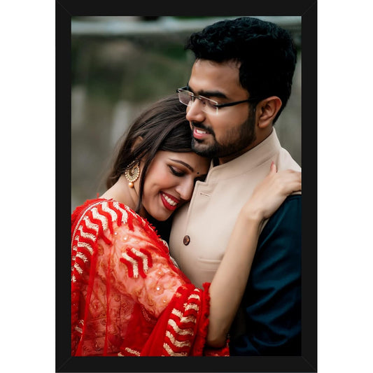 Customized Photo Frames With Photo Upload, Personalised Wall Room And Home Decor Gift (Portrait), Engineered Wood,, 12 x 8 Inch