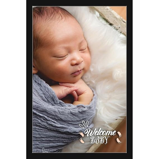 Customized Photo Frames With Photo Upload, Personalised Wall Room And Home Decor Gift (Portrait), Engineered Wood,, 12 x 8 Inch