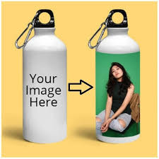 customized 1water bottle 750ml with 2 photo