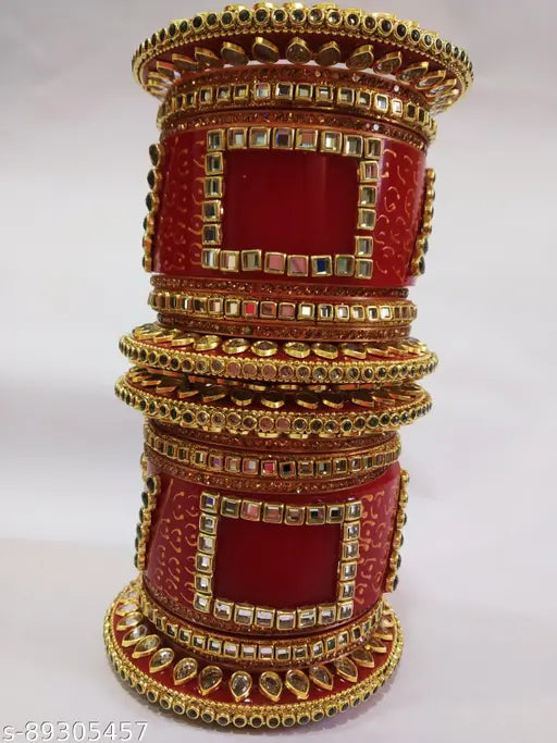 Personalized Chuda For Woman Customized Bangles Set With Names And Photo-Bangles For Brides Couple Photo And Name Bangles